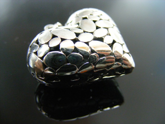 Anhänger "Herz, verziert"