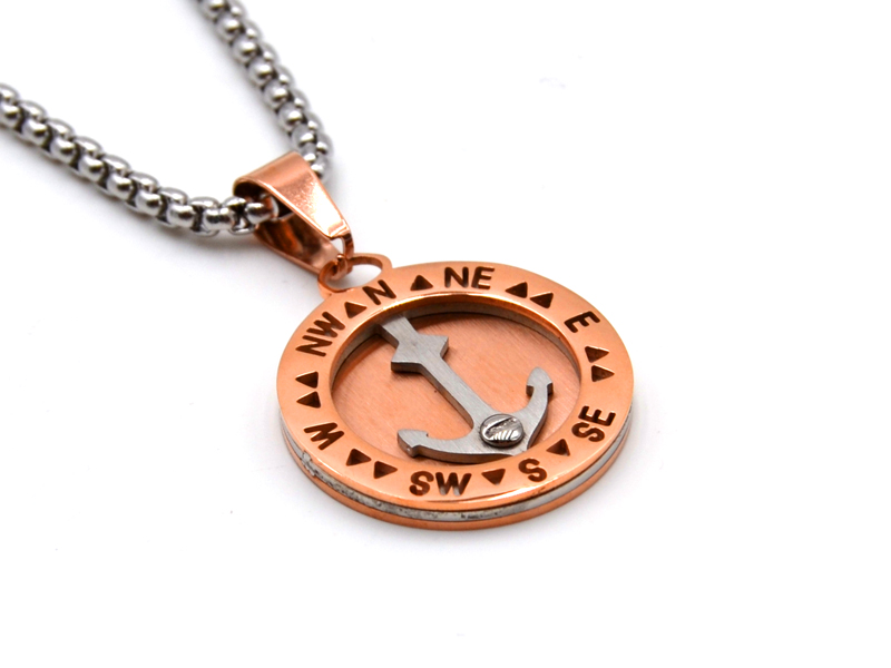 Edelstahlkette "Anker" (50cm)