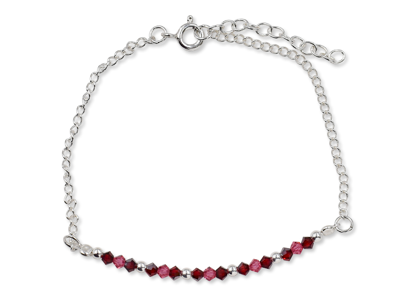 Armband mit Premium Crystal (18 cm + 3 cm)