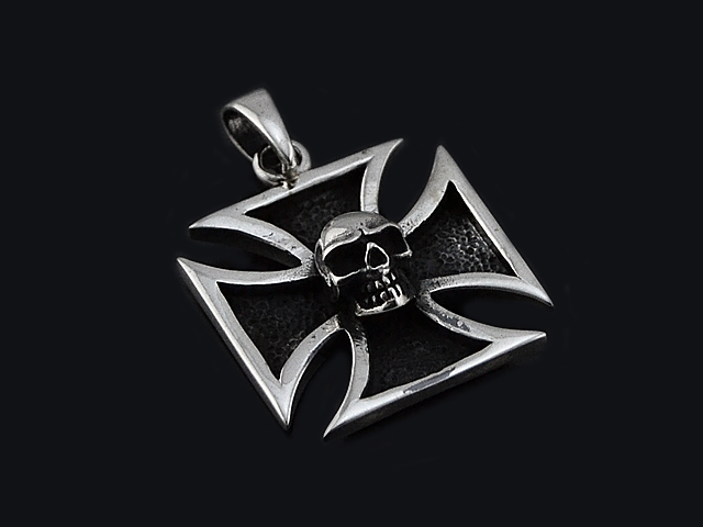 Anhänger Eisernes Kreuz, Totenkopf