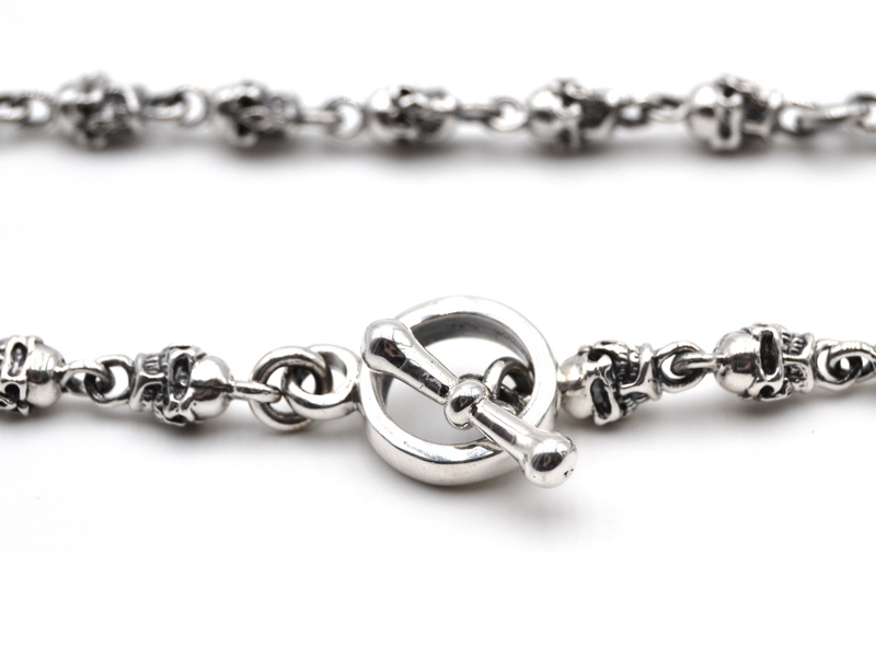 Gliederkette Totenkopf (50 cm) (6.0 mm)
