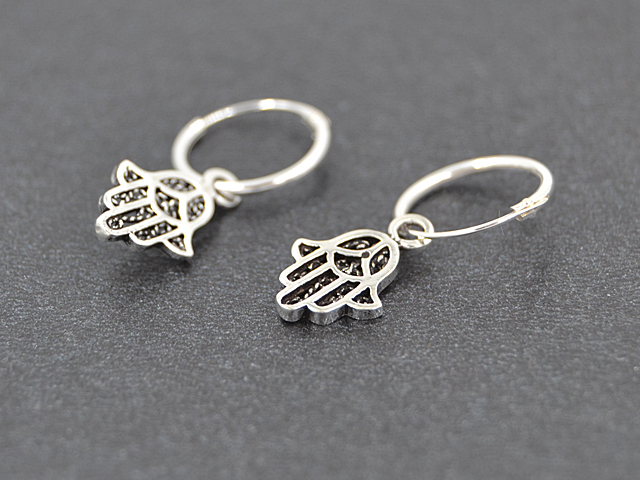 Creolen "Hand der Fatima"