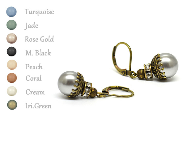 Ohrhänger Penelope mit Premium Perle in 10 mm