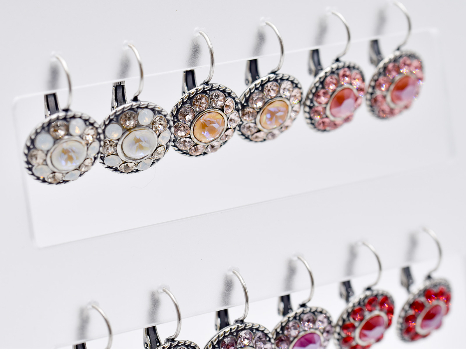 Display Ohrhänger Natalie mit Premium Crystal (12 Paar) - Summery Edition