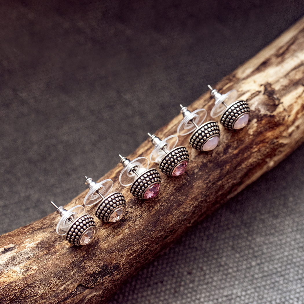 Ohrstecker Lea mit Premium Crystal in 6 mm