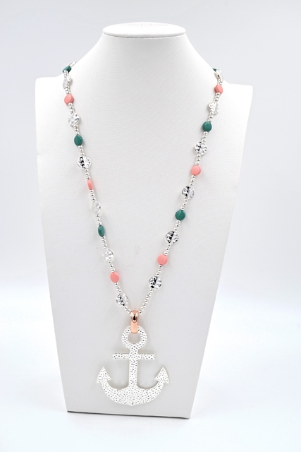 Kette mit Anhänger Anker (83 cm + 5.0 cm)