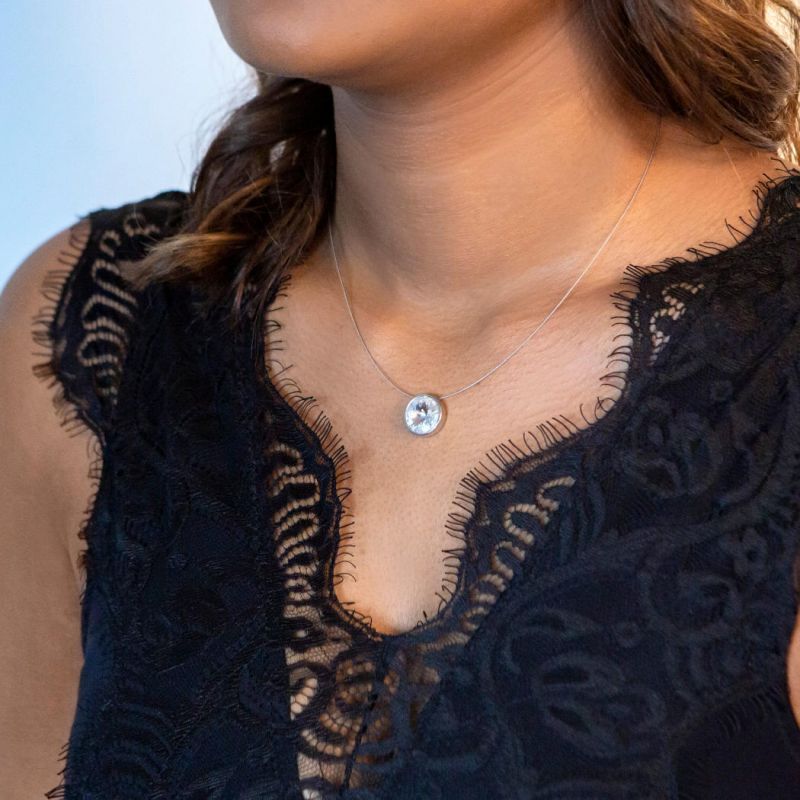 Collier Elegance mit Premium Crystal in 8 mm - Crystal