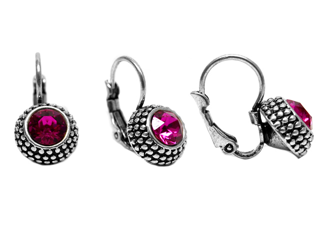 Ohrhänger Lea mit Premium Crystal in 6 mm